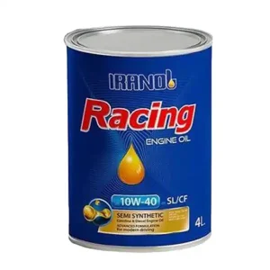 روغن موتور ریسینگ ایرانول 10W/40 SL/CF چهار لیتری اصل